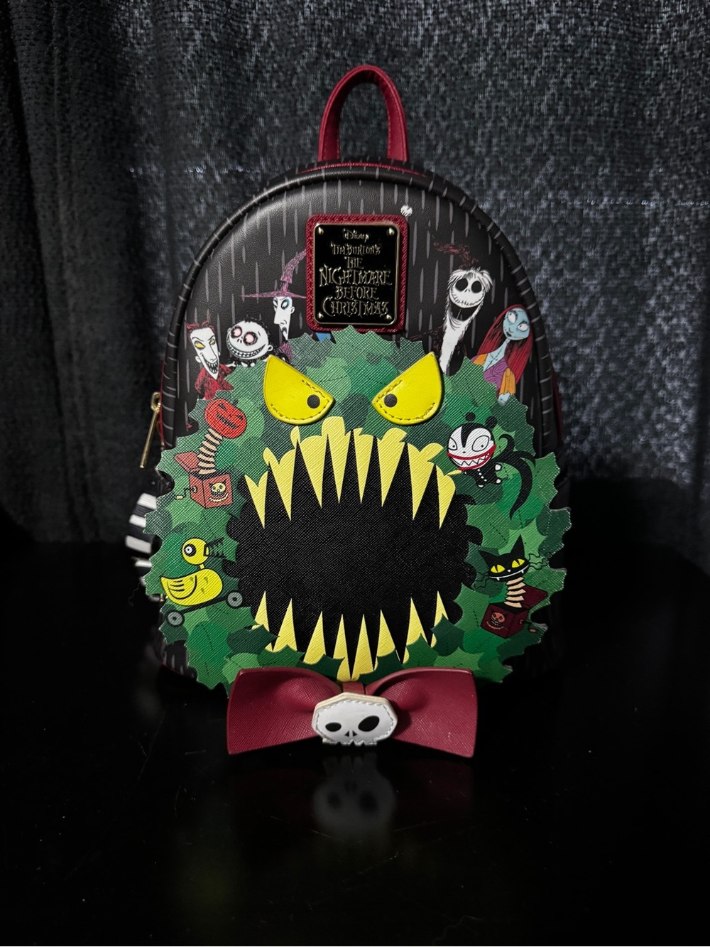 Loungefly Disney The Nightmare Before Christmas Wreath Mini Backpack